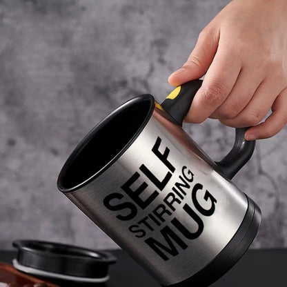 Stainless Steel Self Stirring Coffee Cup